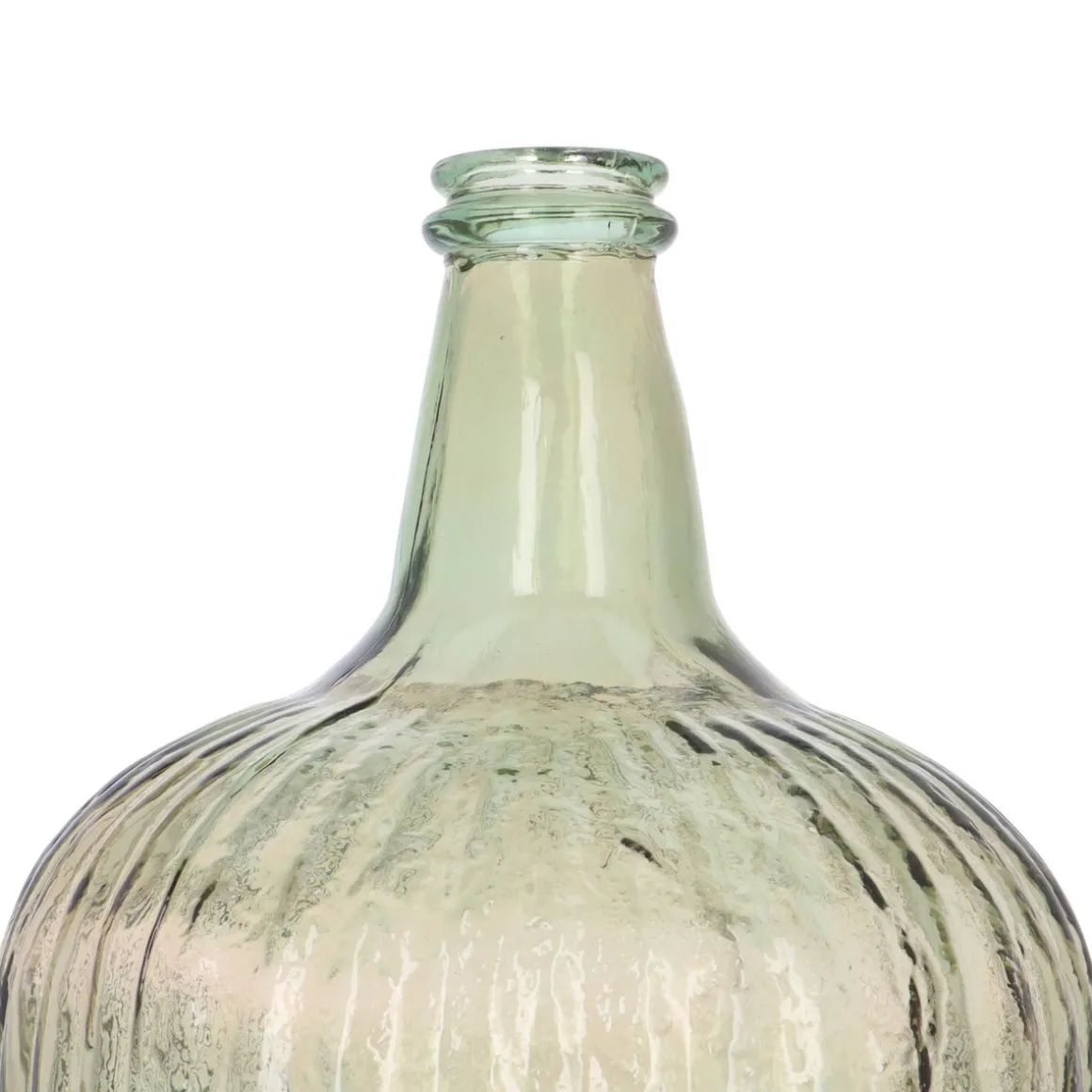 XL Round Vase From Recycled Glass