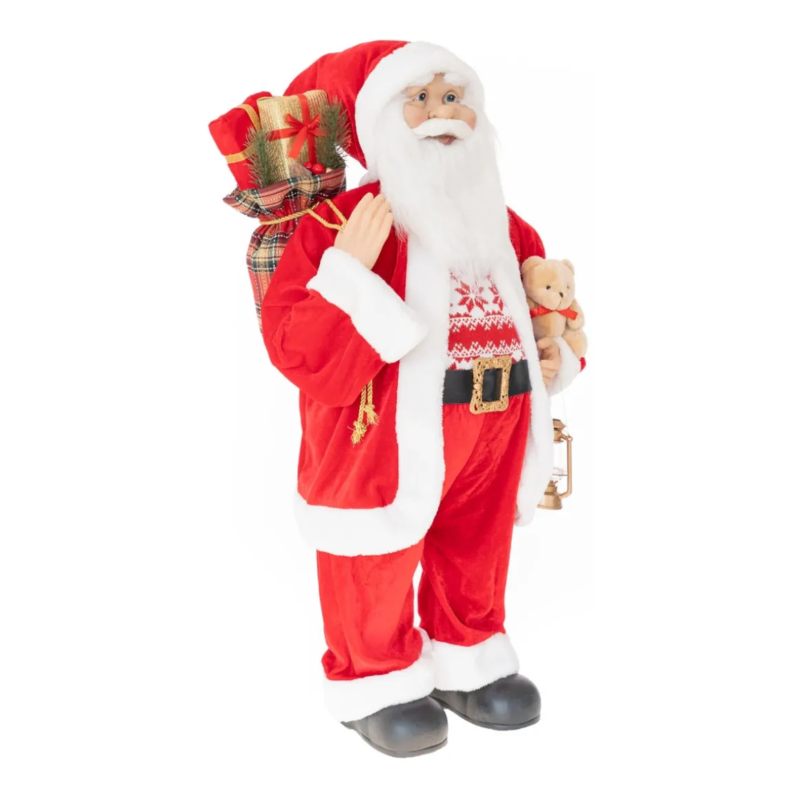 XL Standing Santa | Red-white | 80cm/31in | Cloth