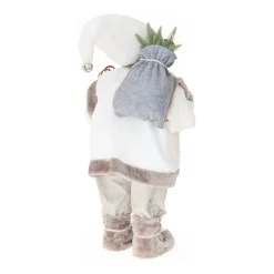 XL Standing Santa | White-grey | 80cm/31in | Cloth